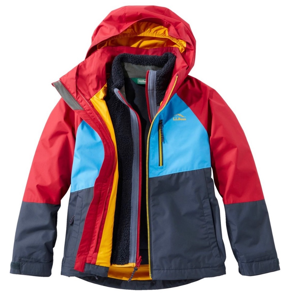 LL Bean Kids’ Fleece Lined 3-in-1 Jacket